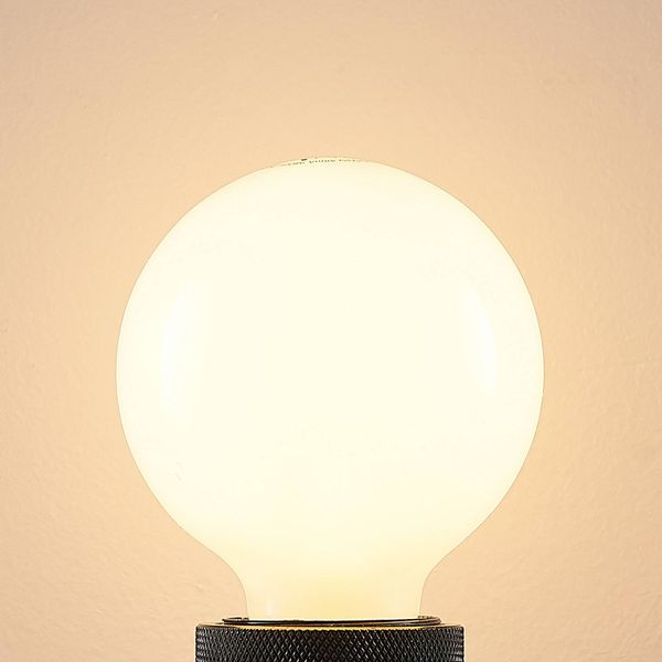 Arcchio LED žiarovka E27 8W G80 2 700 K stmieva, opál, 3ks, E27, 8W, Energialuokka: E, P: 11.5 cm