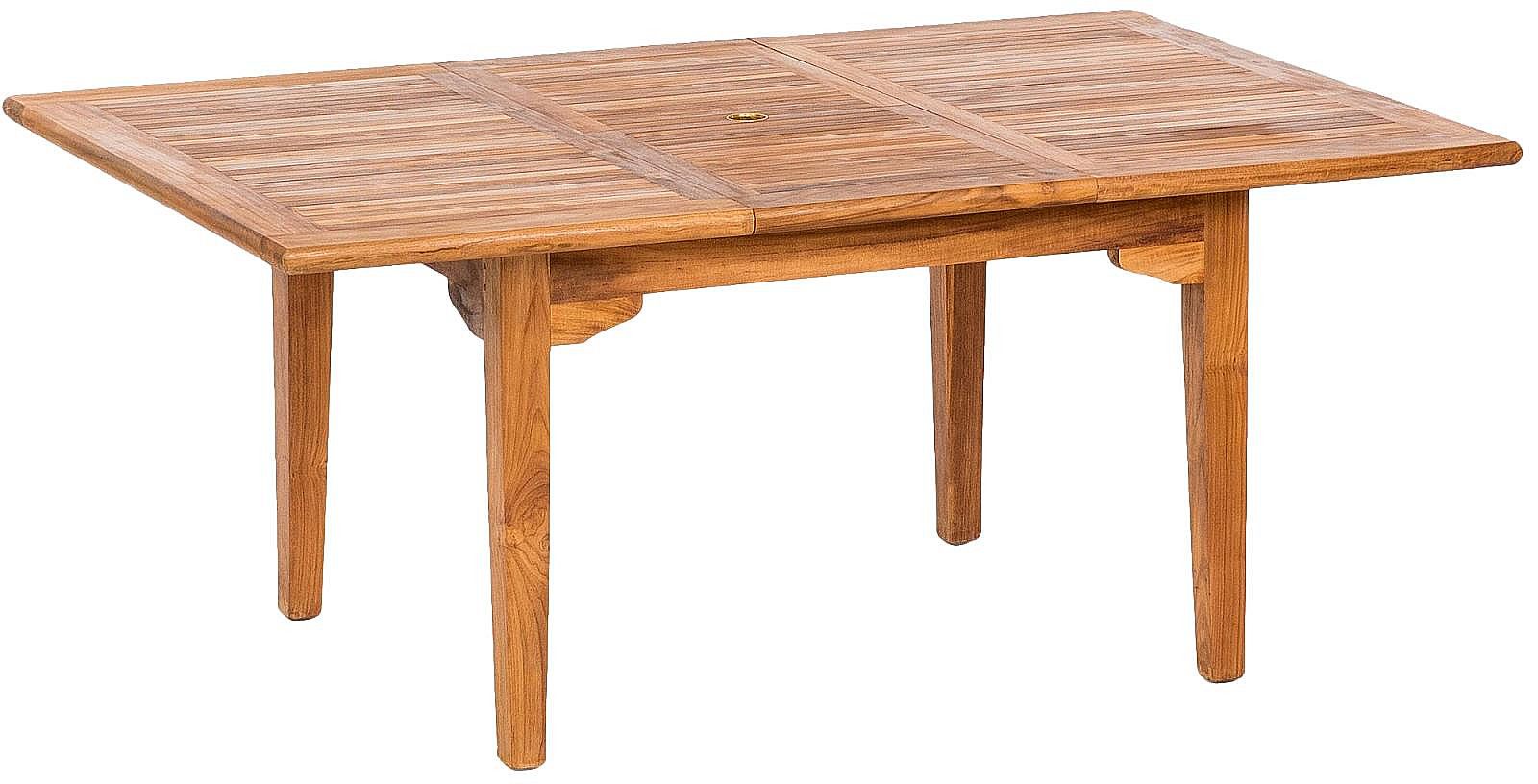 DEOKORK Záhradný stôl obdĺžnikový ELEGANTE (rôzne dĺžky) 200/300x120 cm