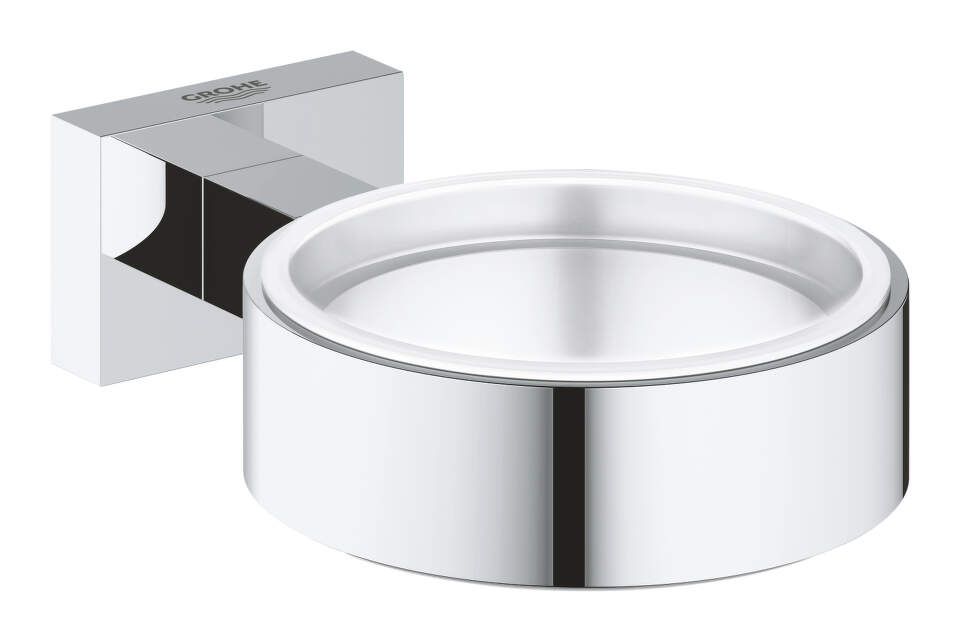 Grohe Essentials Cube - Držiak pohára/misky na mydlo, chróm 40508001