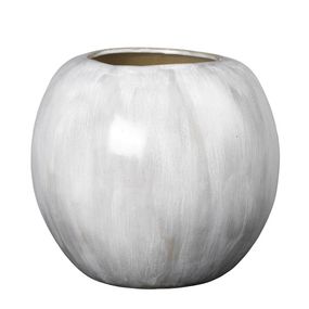 Broste Kameninová váza Apple 28 cm