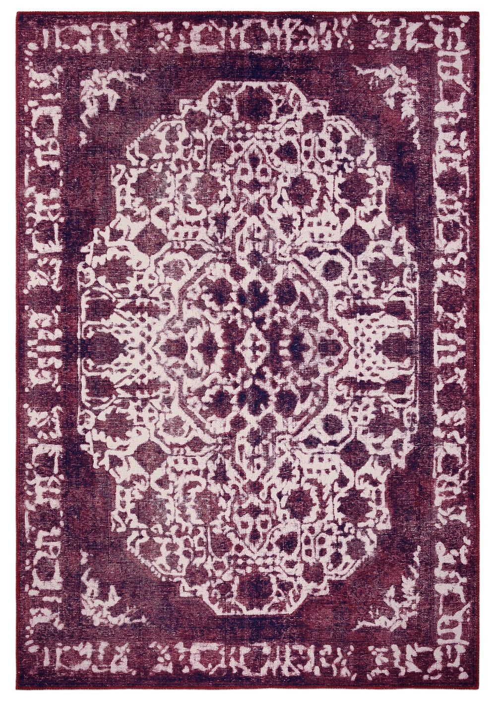 Hanse Home Collection koberce AKCIA: 80x150 cm Kusový orientálny koberec Chenile rugs Q3 104748 Berry - 80x150 cm