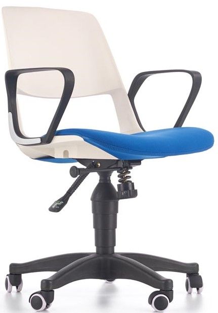 HALMAR detská stolička JUMBO bialo-modrá