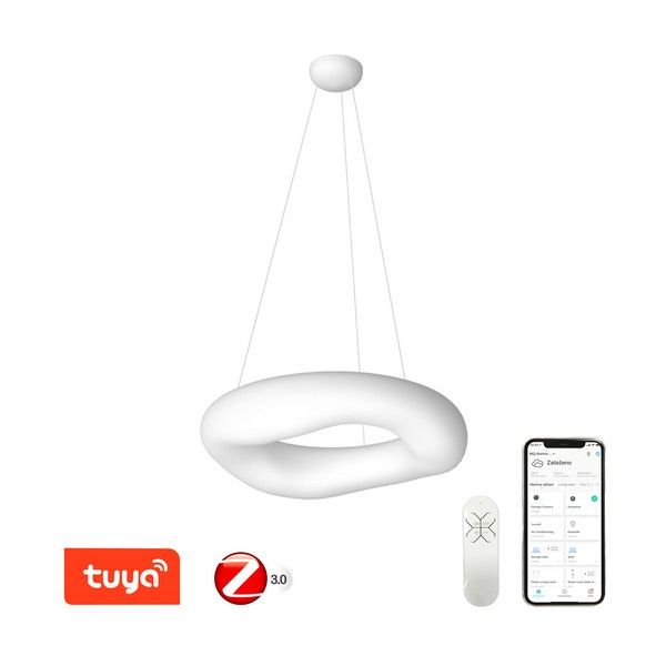 Immax 07101L NEO PULPO Smart závesné svietidlo 91cm 60W biela s diaľkovým ovládaním Zigbee 3.0