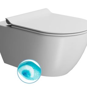 Pura 881510 WC závesné 55x36 cm, Swirlflush, biela mat