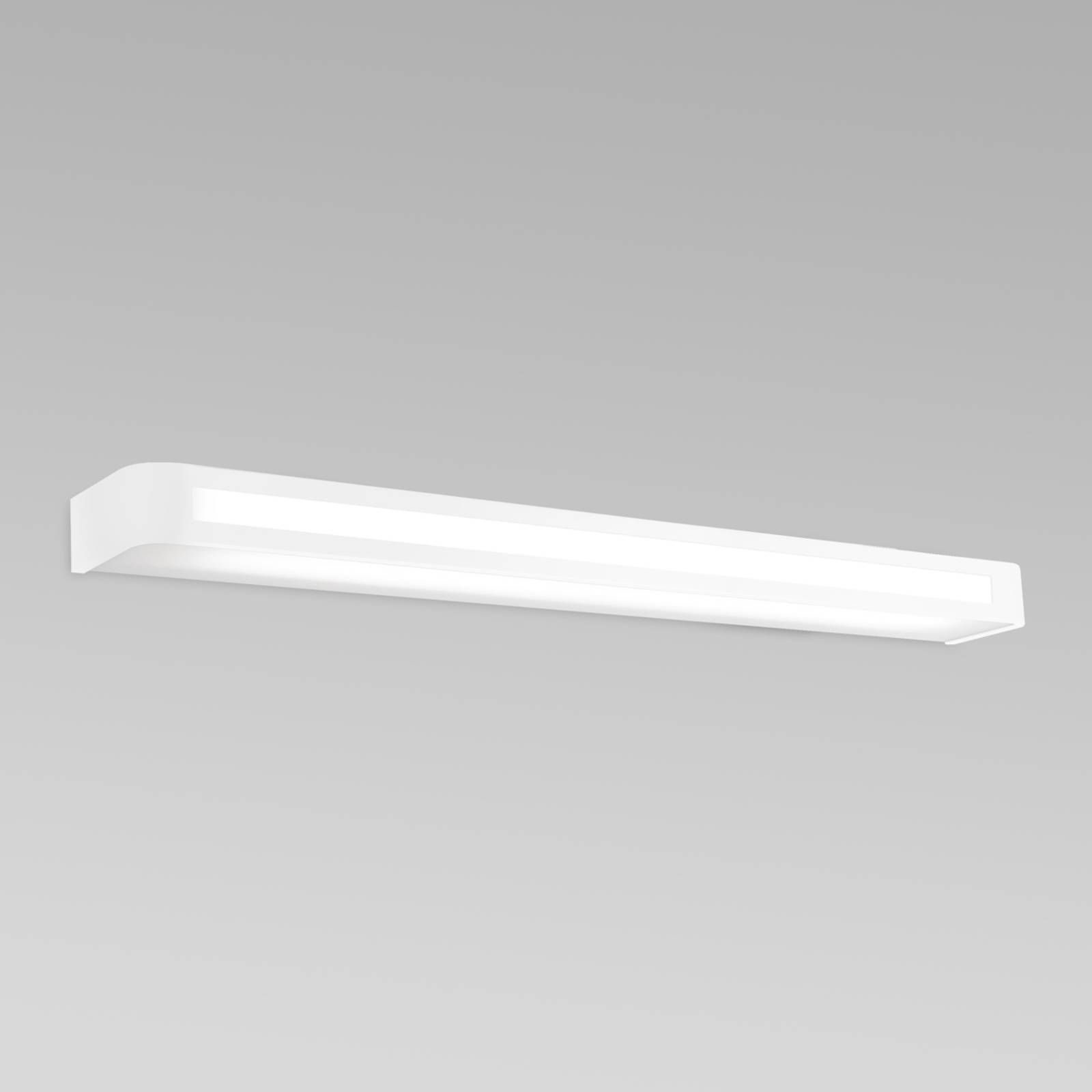 Pujol Iluminación Nástenné LED svietidlo Arcos IP20 90 cm biele, Kúpeľňa, hliník, metakrylát, 28W, L: 90 cm, K: 4.5cm