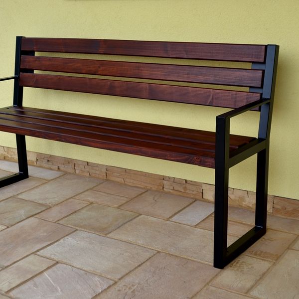 NaK Parková lavička ANA s opierkami 180 cm