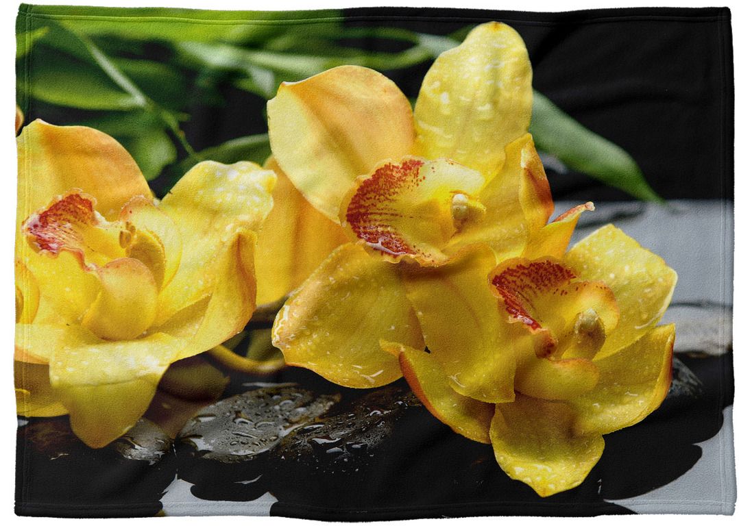 Deka Žlté kvety  (Rozmer: 200 x 140 cm, Podšitie baránkom: NE)