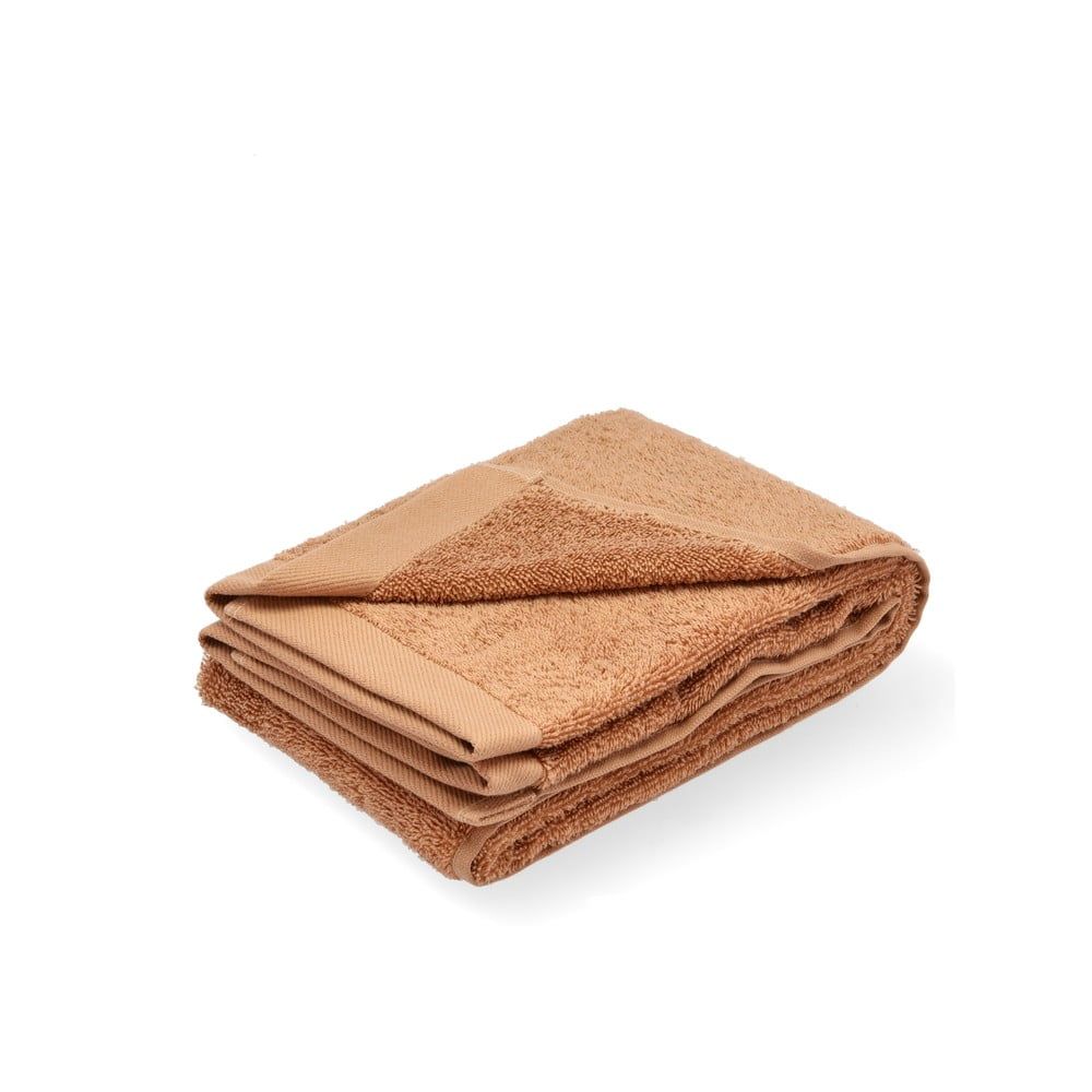 Oranžový uterák z organickej bavlny Södahl Comfort, 50 x 100 cm
