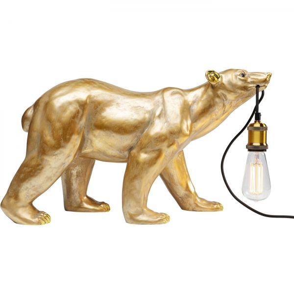 KARE Design Stojací lampa Polar Bear 62cm