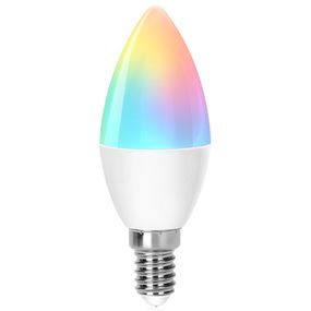 LED RGBW Stmievateľná žiarovka C37 E14/6,5W/230V 2700-6500K Wi-Fi - Aigostar