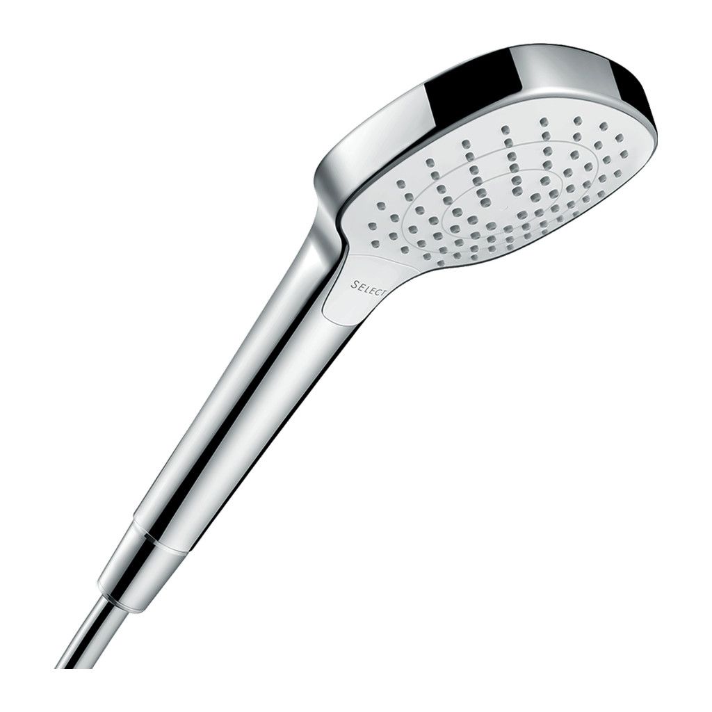 Hansgrohe Croma Select E Vario - ručná sprcha, 3jet, biela-chróm 26812400