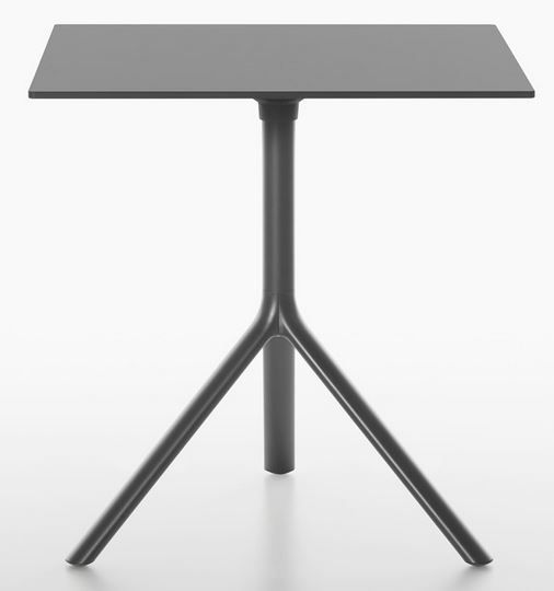 PLANK - Skladací/neskladací stôl MIURA 700x700 mm