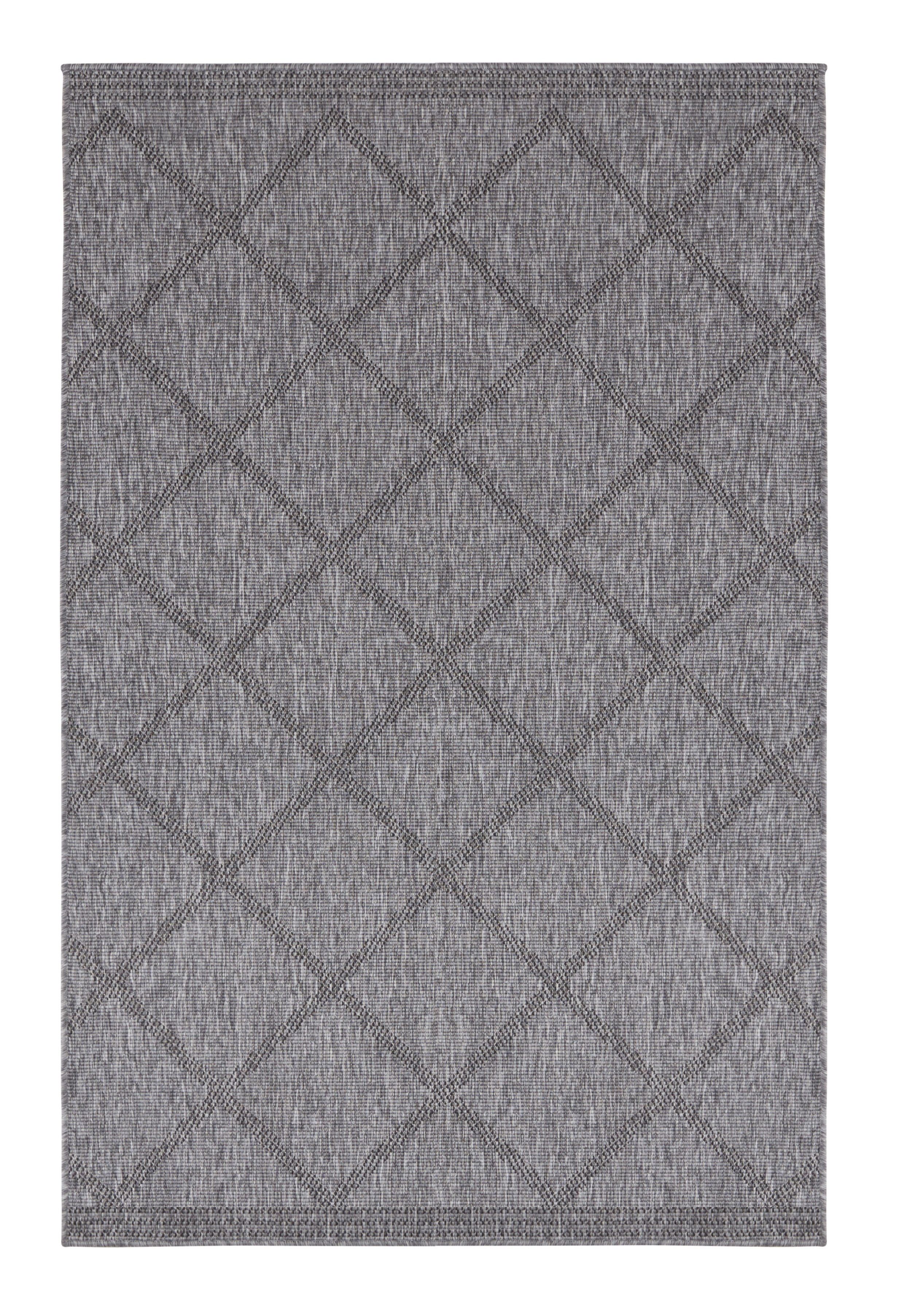 NORTHRUGS - Hanse Home koberce Kusový koberec Twin Supreme 103757 Black / Anthracite - 80x250 cm