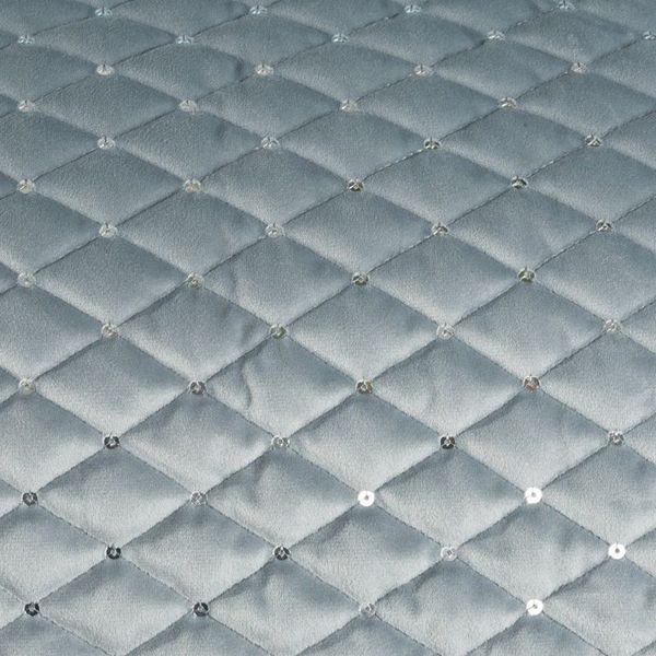 DomTextilu Prešívaný velúrový prehoz na posteľ svetlo modrej farby Šírka: 170 cm | Dĺžka: 210 cm 27681-153309