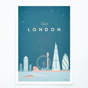 Plagát Travelposter London, 30 x 40 cm