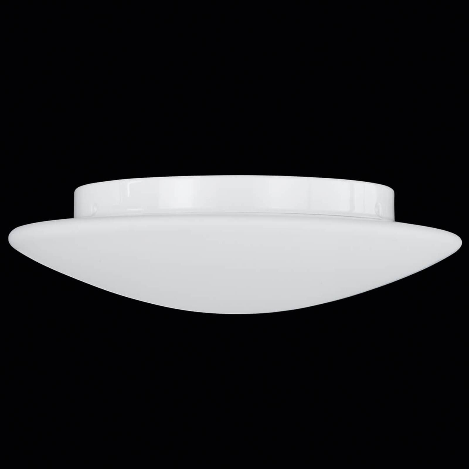 Hufnagel Jill – stmievateľné stropné LED svietidlo IP44, Kúpeľňa, kov, opálové sklo, 13W, K: 10cm