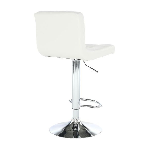 Barová stolička Kandy New - biela / chróm