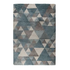 Modro-sivý koberec Flair Rugs Nuru, 160 × 230 cm