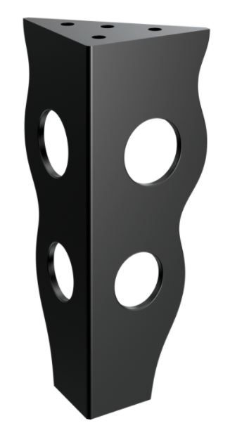 RMP Nábytková nožička Polymnia 15 cm čierna NOHA005/15