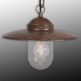 Nordlux Závesná lampa Luxembourg IP23, kov, sklo, E27, 60W