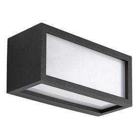 Rabalux 77099 - LED Vonkajšie nástenné svietidlo LUBLIN LED/10W/230V IP54 čierna