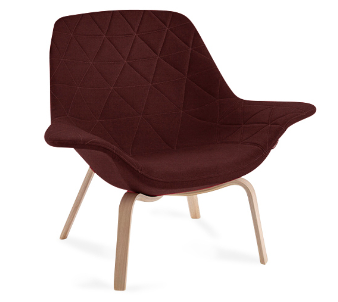 OFFECCT - Kreslo Oyster wood low