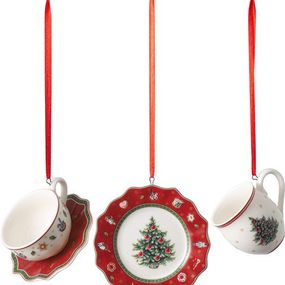 Villeroy & Boch Toy´s Delight Decoration vianočná závesná dekorácia, servis III, 3 ks 14-8659-6665 14-8659-6665
