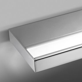 Pujol Iluminación Kúpeľňové nástenné LED Prim IP20 90 cm chróm, Kúpeľňa, plast, hliník, 51W, Energialuokka: D, L: 90 cm, K: 2.5cm