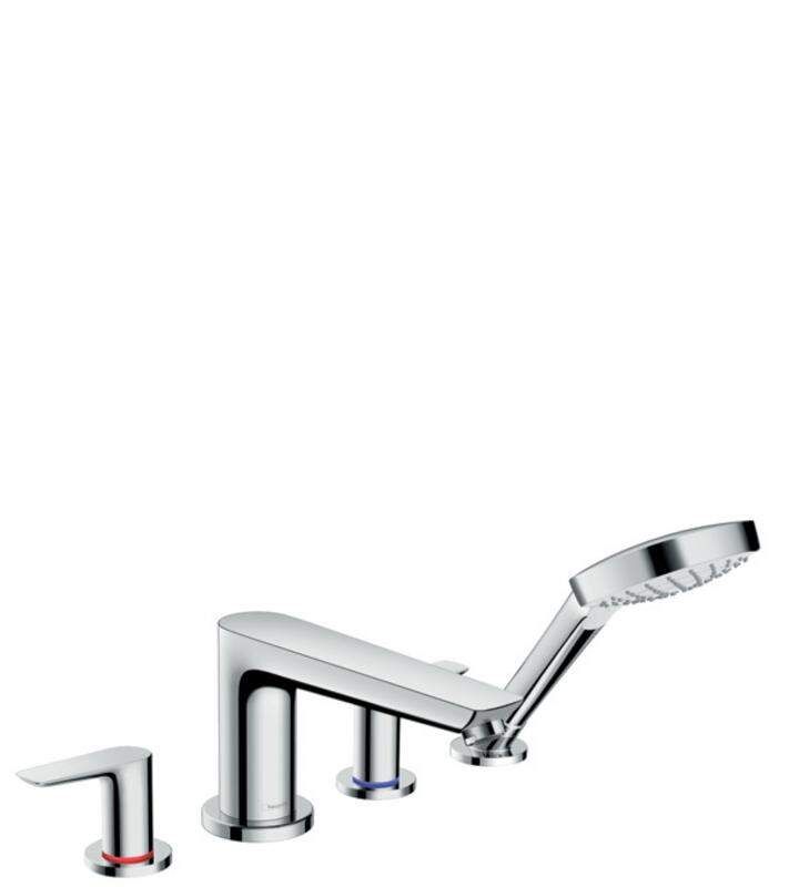 HansGrohe Talis E - Batéria na okraj vane, 4-otvorová inštalácia, chróm 71748000