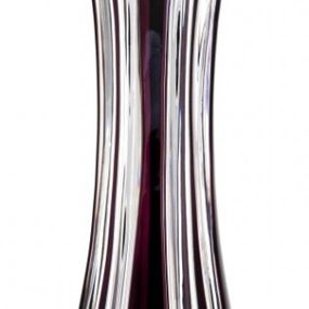 Krištáľová váza Lotos, farba fialová, výška 255 mm
