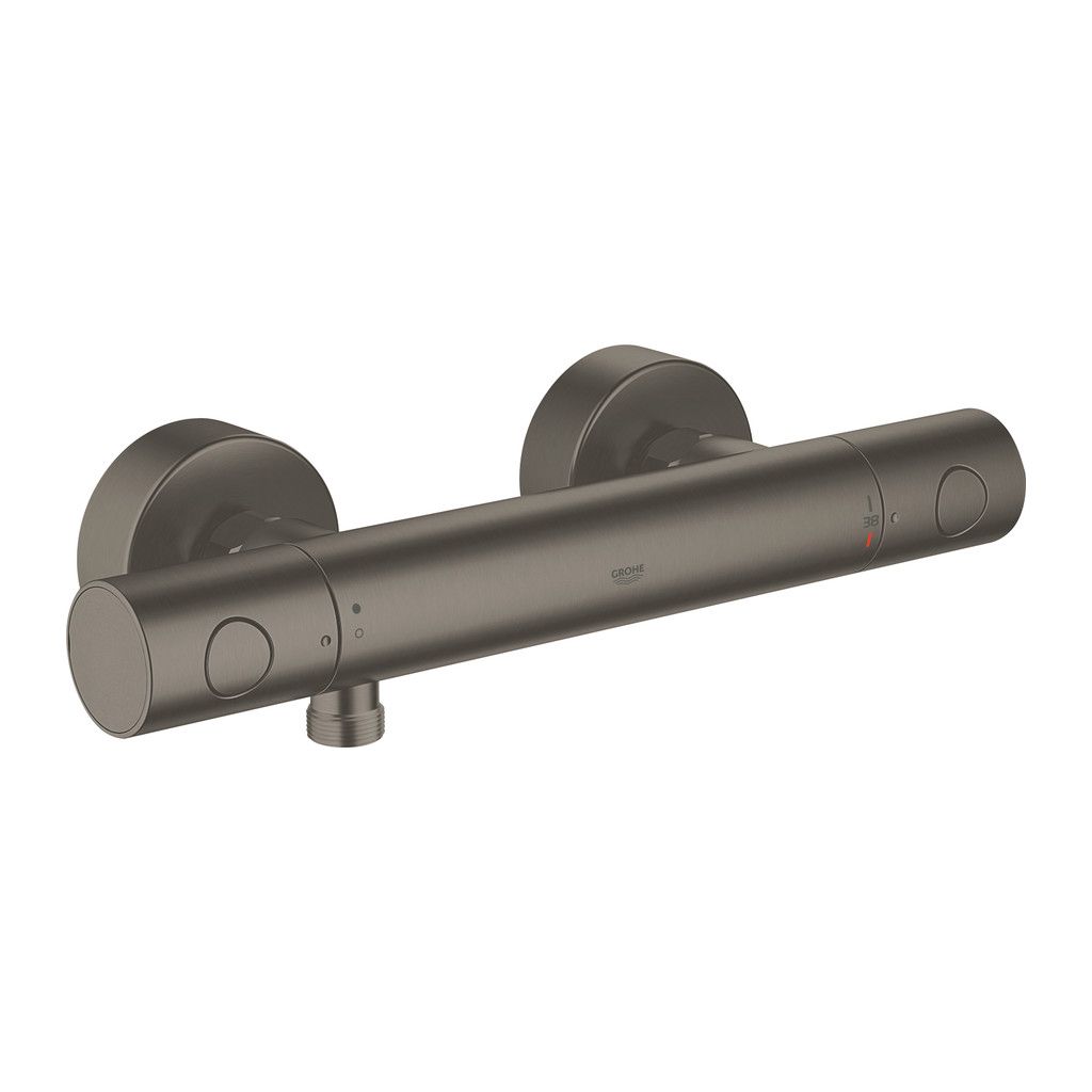 Grohe Grohtherm 1000 Cosmopolitan M - Termostatická sprchová batéria, kartáčovaný Hard Graphite 34065AL2