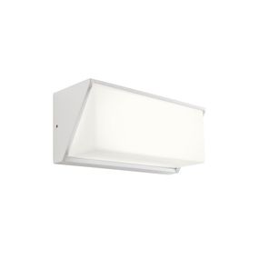 REDO 90237 SPECTRA exteriérové nástenné svietidlo POWER LED 17W 870lm 3000K IP54 biela