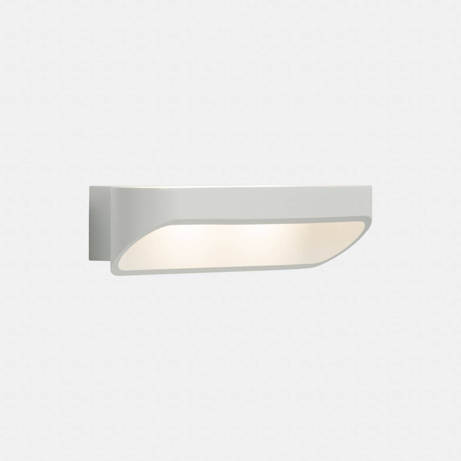 LEDS-C4 Oval nástenné LED svietidlo v bielej, Obývacia izba / jedáleň, hliník, oceľ, 9W, L: 30 cm, K: 7cm