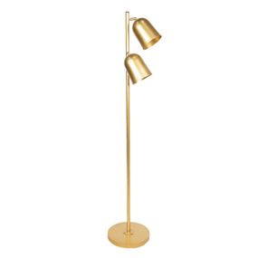 Zlatá stojaca lampa - 26 * 39 * 130 cm
