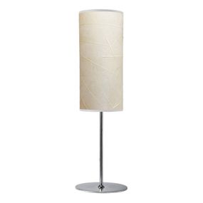 LeuchtNatur Arboreus stolová lampa Listy oceľ, Obývacia izba / jedáleň, listy gumovníka, kov, E27, 10W, K: 52cm