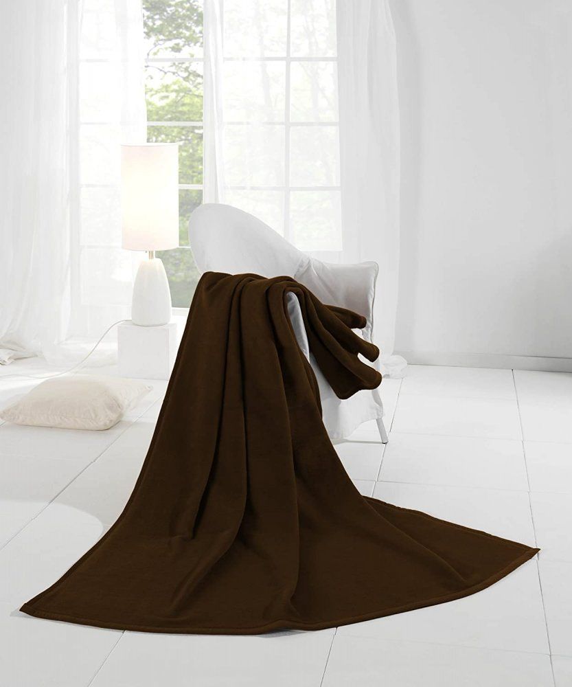 Biederlack Bavlnená deka Orion Cotton Plus tmavo hnedá 150x200 cm