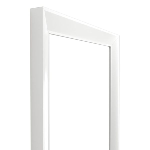 Nástenné zrkadlo v bielom ráme Styler Parisienne, 47 x 147 cm