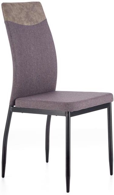 HALMAR Jedálenská stolička K276 tm. šedá/ šedá