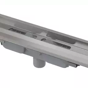 Alcadrain Podlahový žľab s okrajom pre plný rošt, zvislý odtok APZ1106-850 APZ1106-850