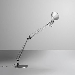 Artemide LED lampa Tolomeo Midi hliník 2700K, Pracovňa / Kancelária, hliník, oceľ, 9W, K: 100cm