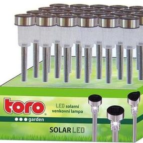 TORO Solárne vonkajšie LED svetlo TORO