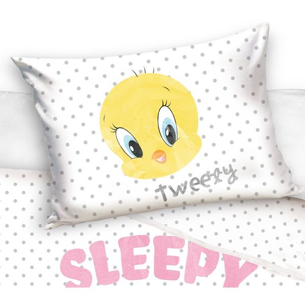 Obliečky do postieľky Malý Tweety 100x135/40x60 cm