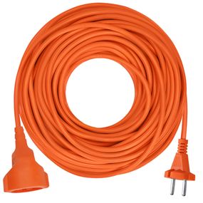 Solight 1z pohyblivý přívod - spojka, 10m, 2 x 1,5mm2, oranžová PS20