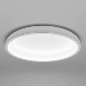 Stilnovo Stropné LED svietidlo Reflexio Ø 46 cm biele, Chodba, železo, polykarbonát, 37W, K: 9.7cm