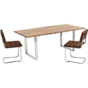 KARE Design Stůl Harmony 200×100 cm - chrom