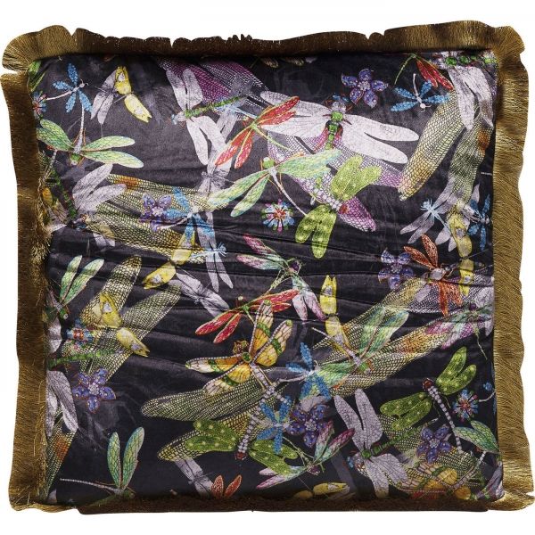 KARE Design Dekorativní polštář Tropical Garden Fringe 45×45 cm