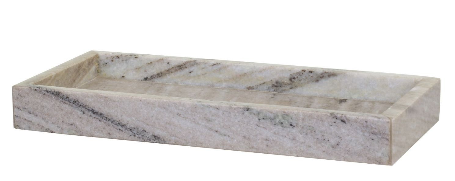 Latté mramorový podnos Morlaix marble - 30*14*4cm