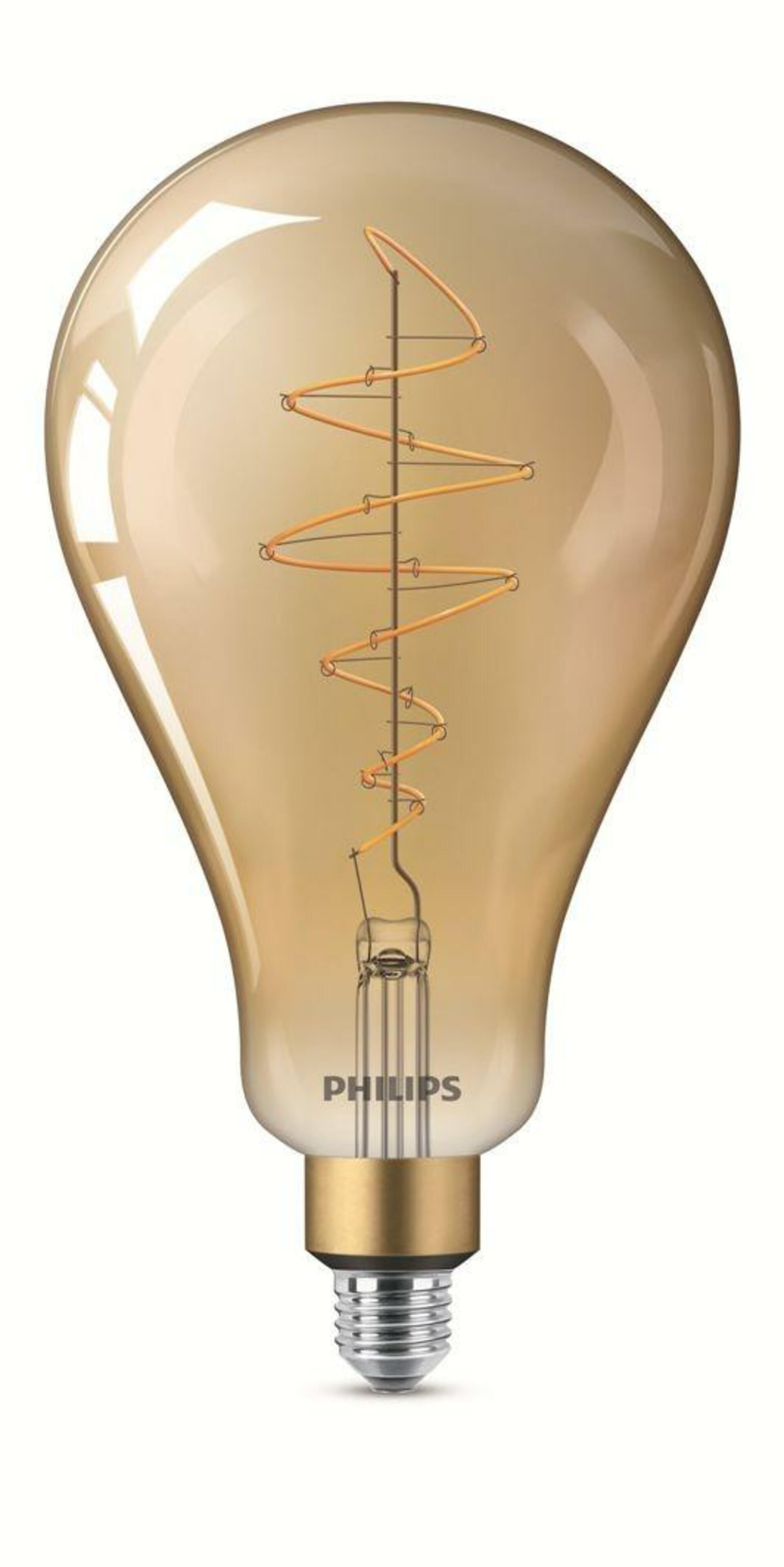 Philips Vintage LED žárovka 8718696803493 E27 A160 6,5W 470lm 2000K oranžová