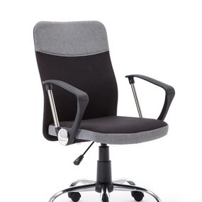 Halmar TOPIC kancelárska stolička, čierna / šedá