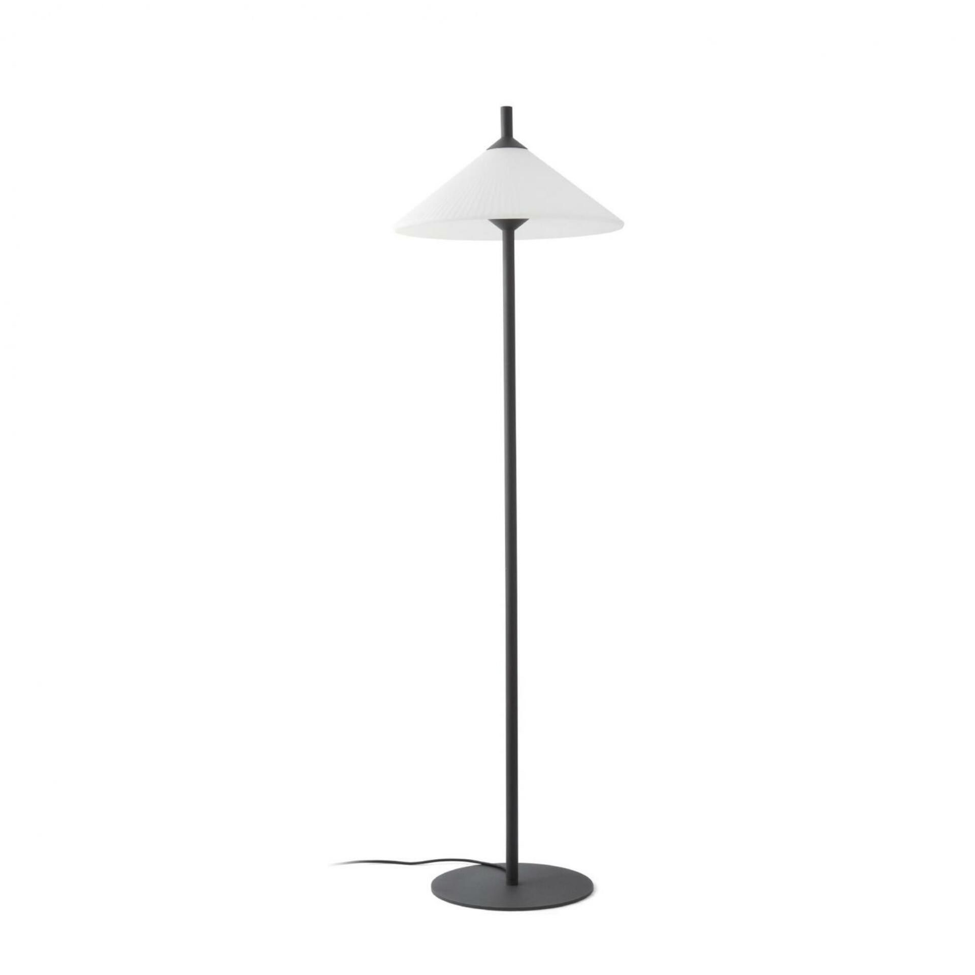 FARO SAIGON šedá/bílá stojací lampa 2M R55